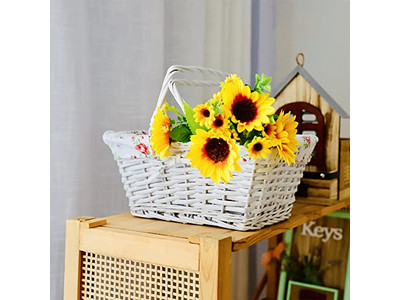 Cestino da Picnic Interno in Tessuto con Borse Isolate per Consegna di Cestini Vegetariani