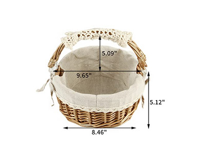 Cestino da Picnic con Tavolo Portatile Scaffale per Pane in Pelle Senza MOQ Il Migliore