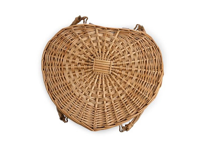 Cesto da Picnic Rettangolare in Vimini Zaini in Giunco d'Acqua Cesti per Regali